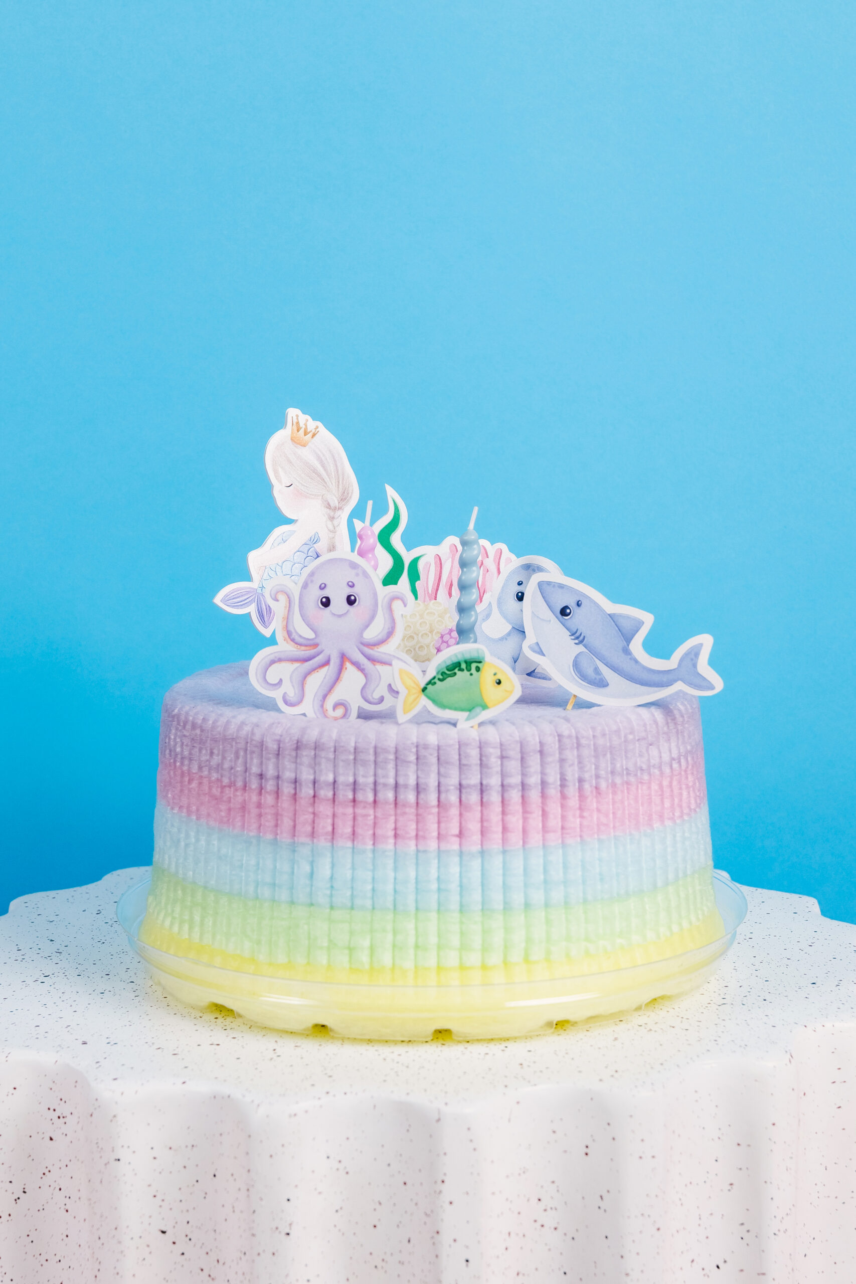 Įvairių skonių/spalvų  Cukraus vatos tortas - Image 2