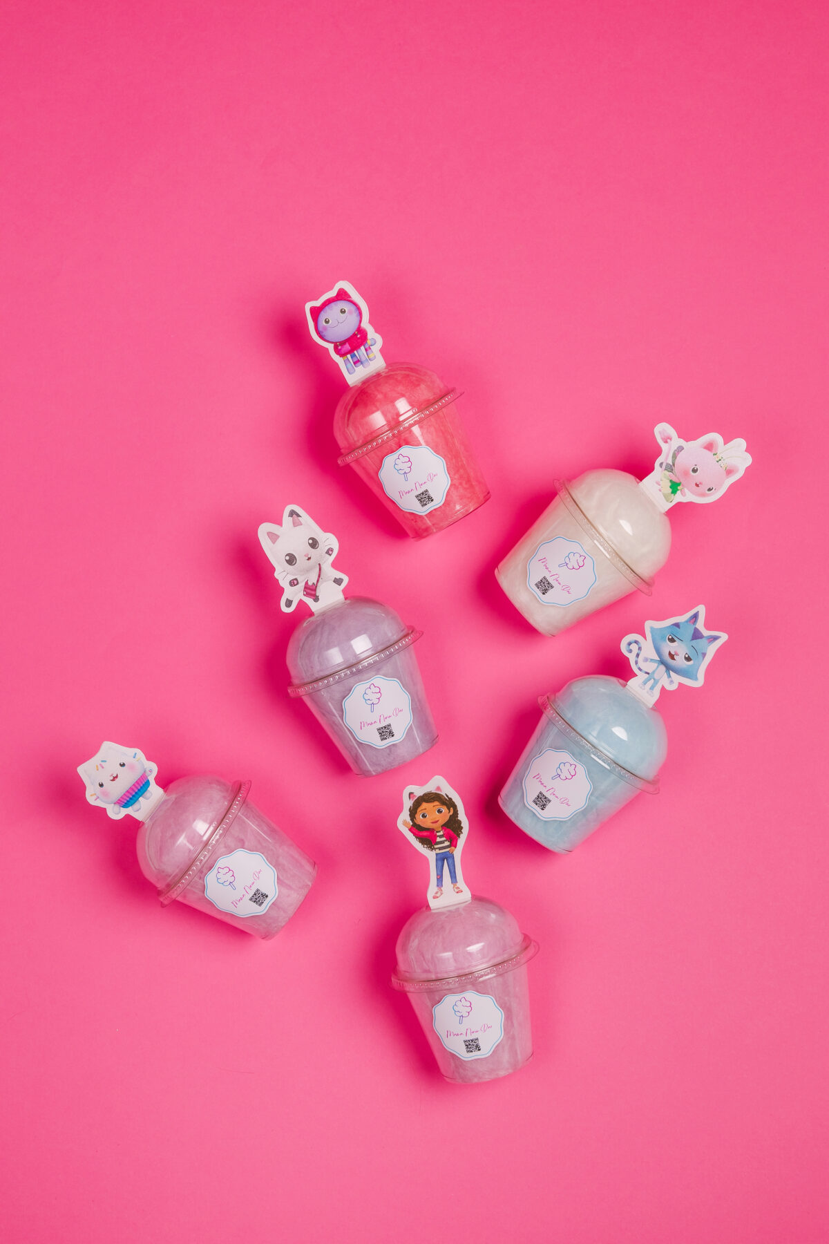 12 vnt. “Gabbys Dollhouse” temos indelių rinkinys