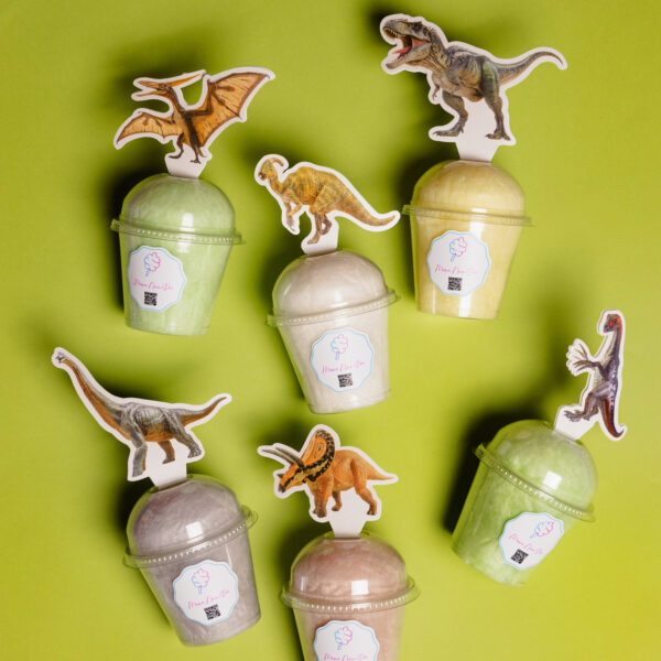 12 vnt. “Dinozaurų” temos indelių rinkinys