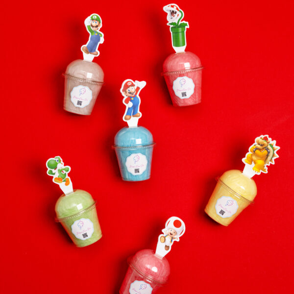 12 vnt. “Super Mario” temos indelių rinkinys